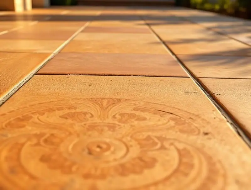 Stamped concrete patio Fall River MA